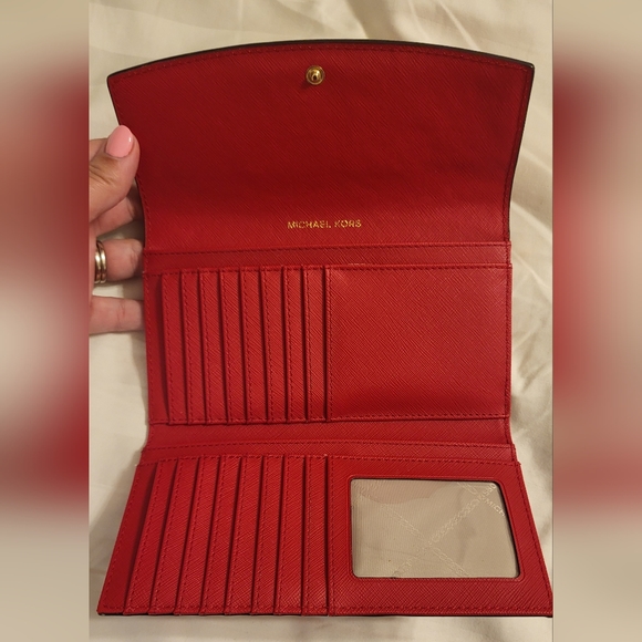Michael Kors Red Wallet - Picture 3 of 3